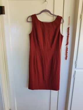 Preview Collection Sleeveless Red Sheath Dress